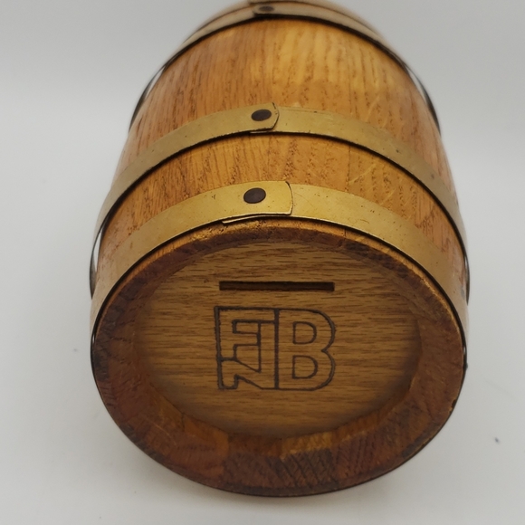 First National Bank of Nevada Barrel Coin Bank - Picture 4 of 4